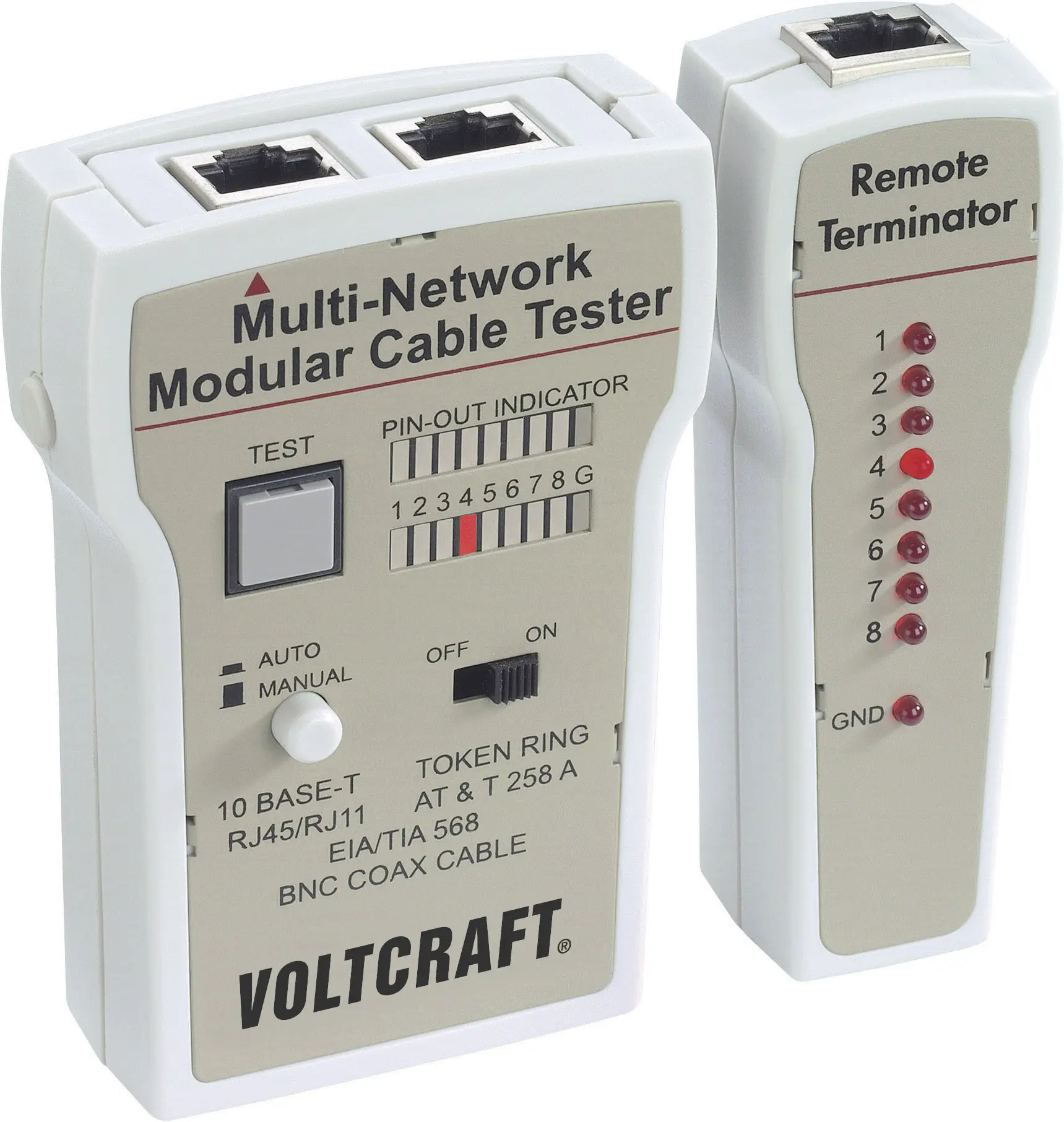 Кабельный тестер VOLTCRAFT CT-2 CT-2