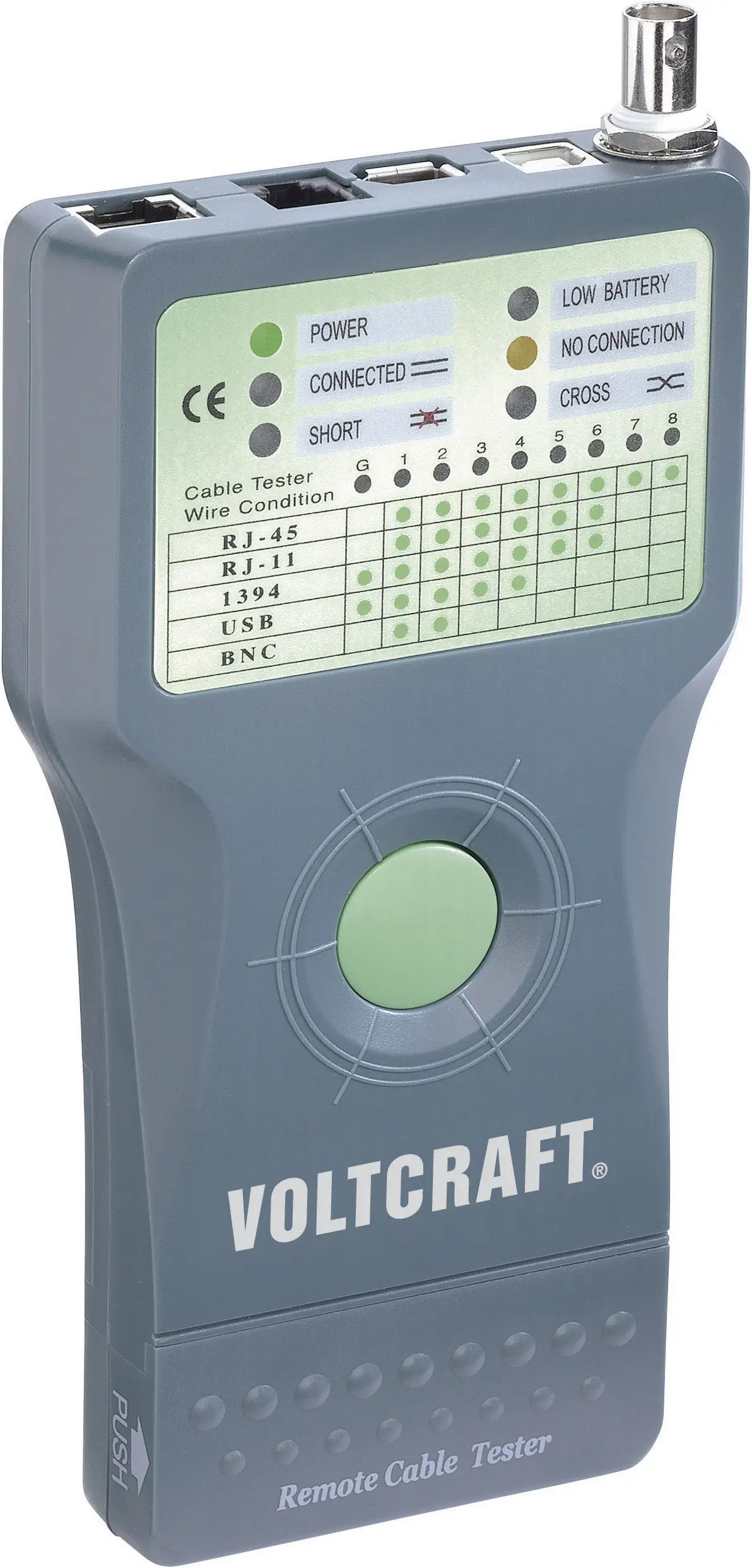 Кабельный тестер VOLTCRAFT CT-5 CT5