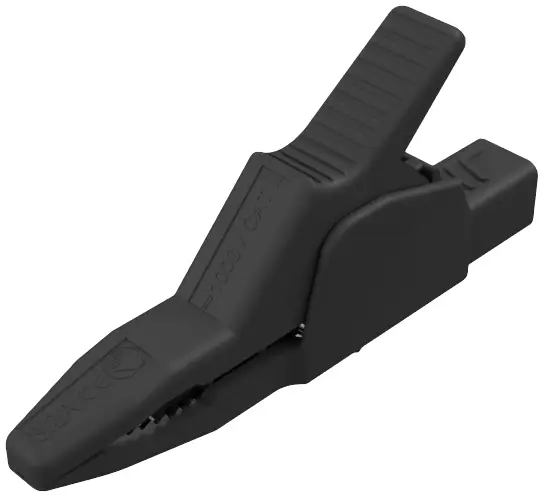 Изолированный зажим типа «крокодил» SKS Hirschmann AK 2 B 2540, CAT II / 1000 В, O = 4 мм, 34