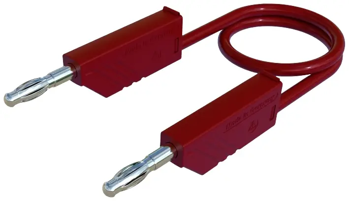 Измерительный кабель Hirschmann Test & Measurement CO MLN SIL 25/1, красный.
