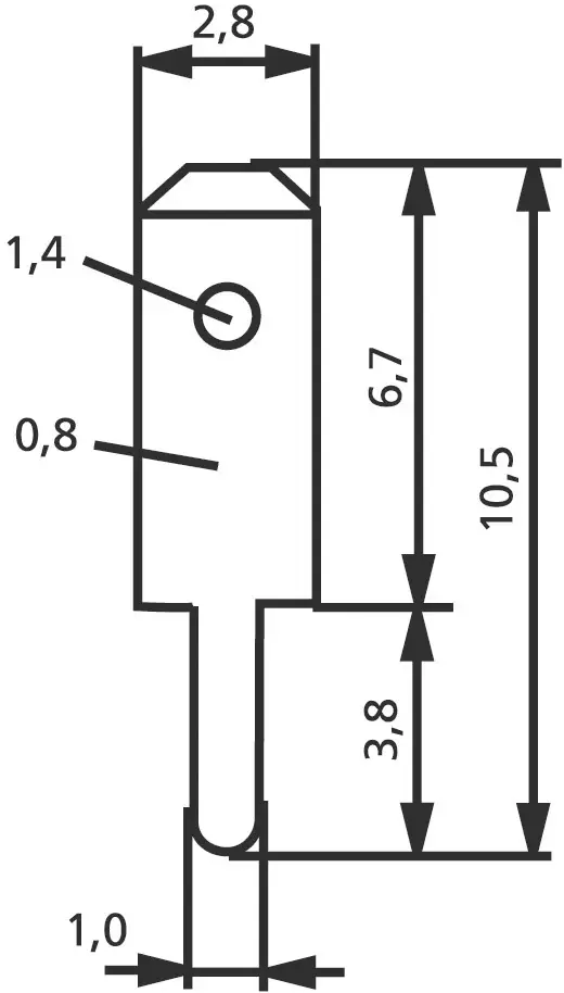 Vogt Verbindungstechnik 378008.61 Штифт 100 шт.