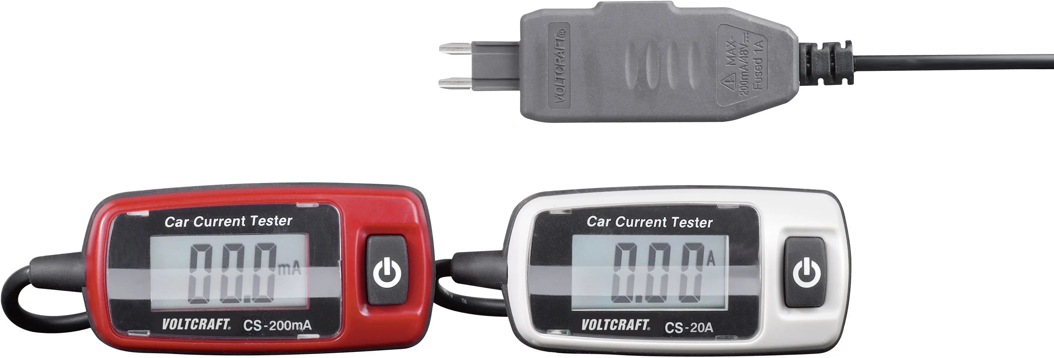 Тестер плоских предохранителей VOLTCRAFT CF-02S + CF-03S