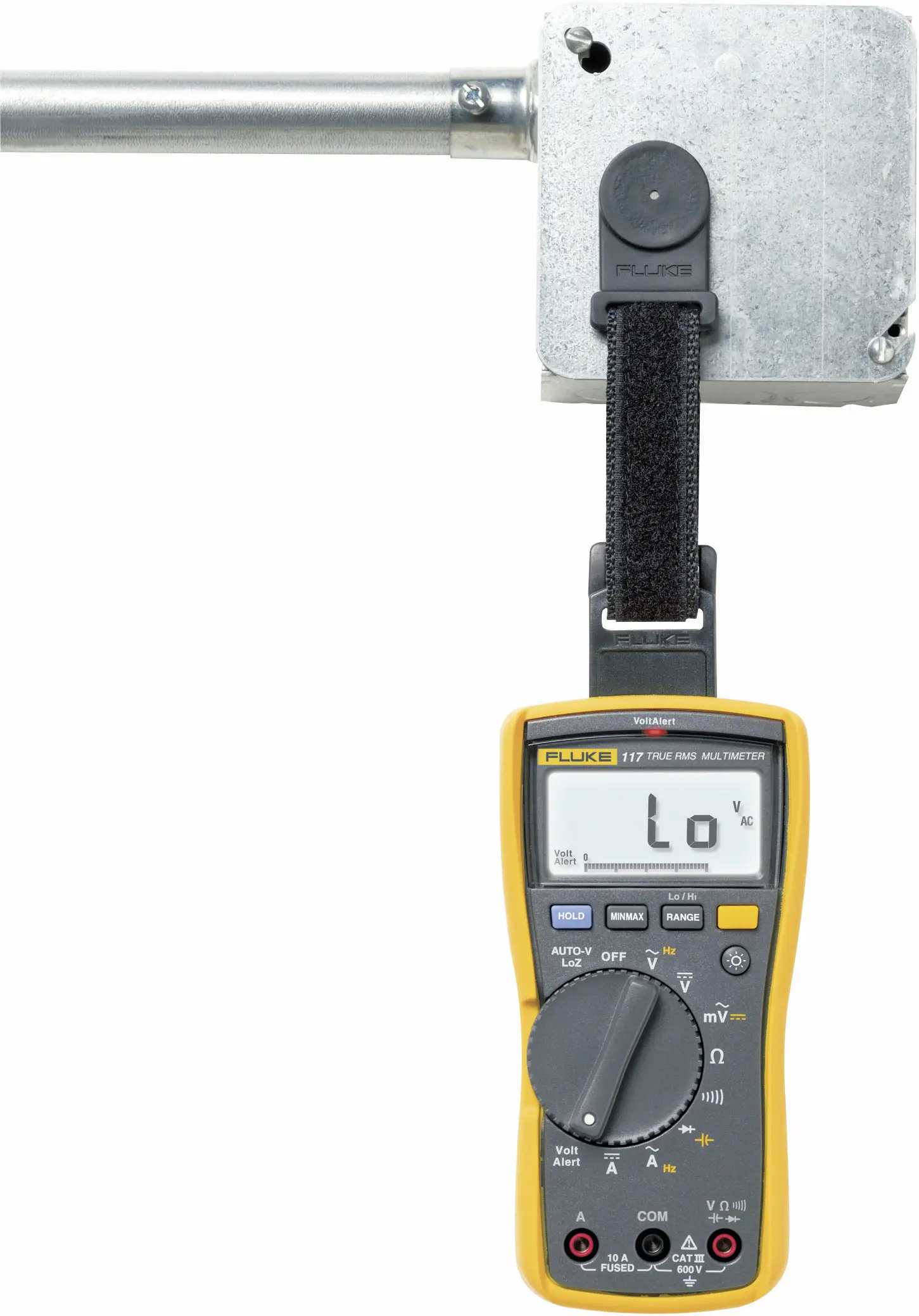 Мультиметр Fluke 117 2583647, CAT III 600 В, 0,1 мВ - 600 В, 0,001 - 10 А