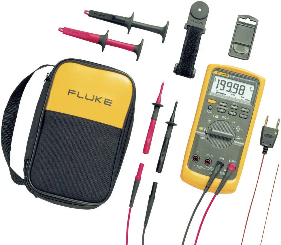 Цифровий мультиметр Fluke 87V/E2 Kit CAT III 1000 В, CAT IV 600 В Кількість показів: 20000