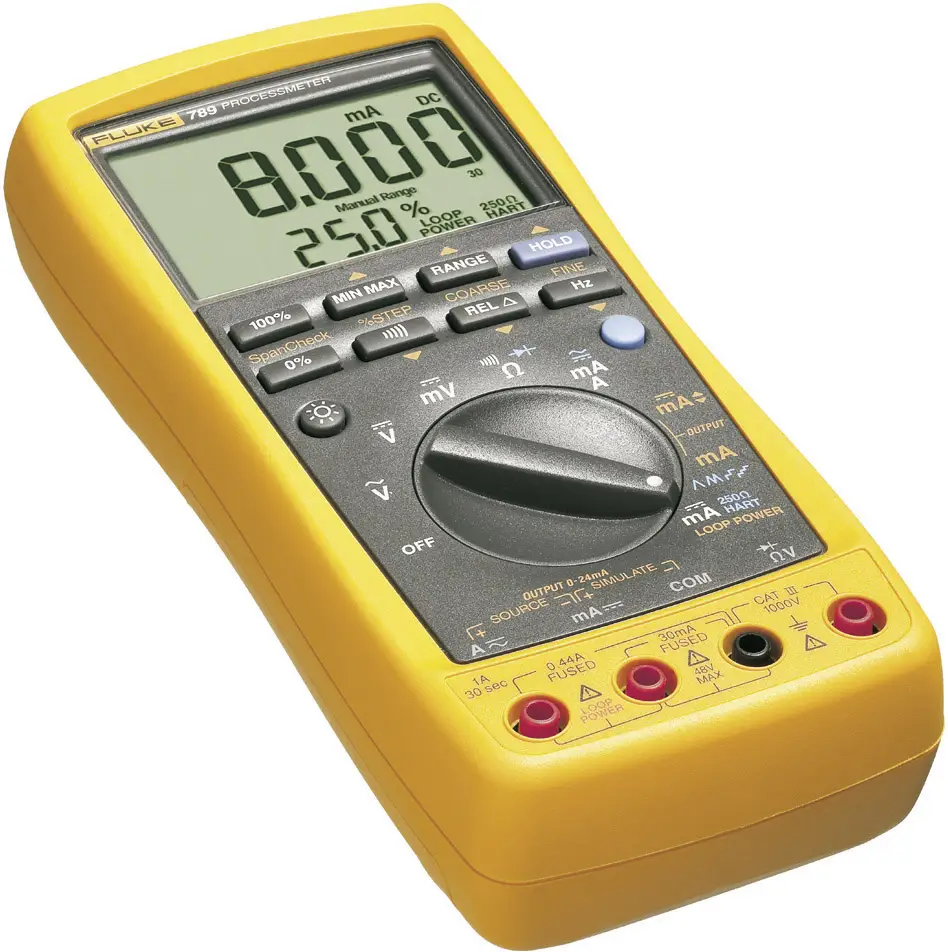 Цифровий мультиметр Fluke 789/EUR з виміром струму процесу, CAT III 1000 В, CAT IV 600 В, кількість відображень: 30000