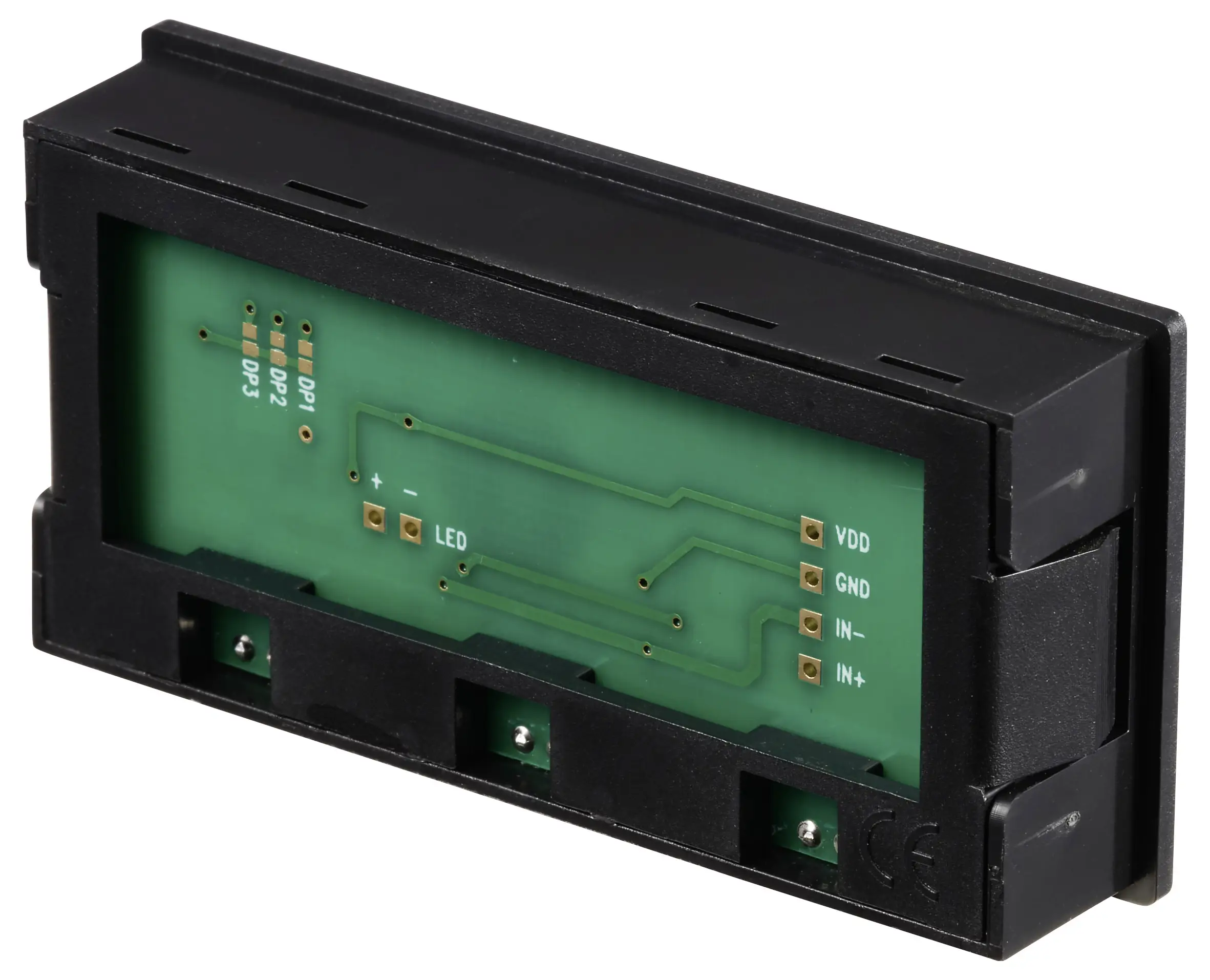 Цифровий панельний індикатор VOLTCRAFT DVM 310, РК-дисплей, діапазон 0-1999, 68,5 x 33 мм