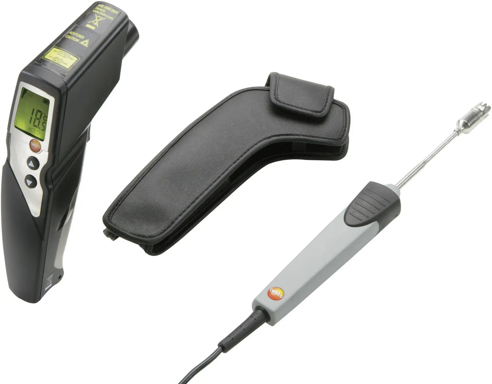 testo 830 T4 Set Pyrometer Optics 30:1 -30 - +400 °C Контактне вимірювання