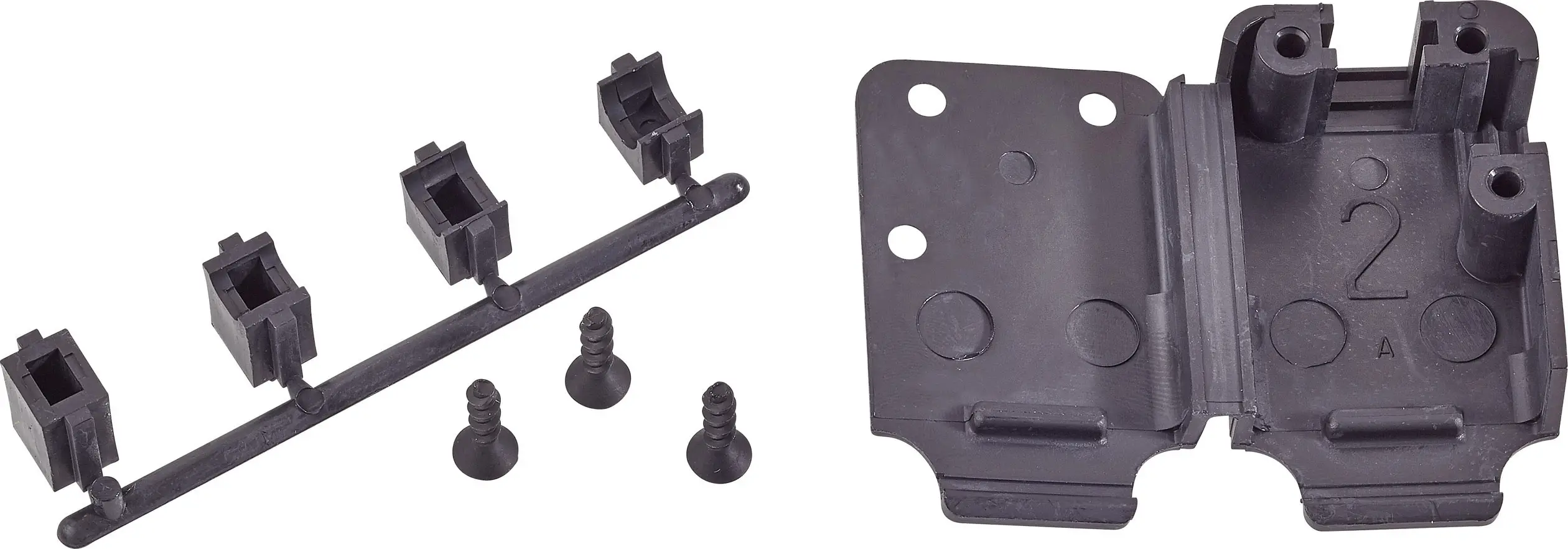 Корпус разъема D-SUB TE Connectivity AMPLIMITE HD-20 (HDP-20) 207467-1. Количество контактов: 9, термопластик, 90°, 180°, черный,