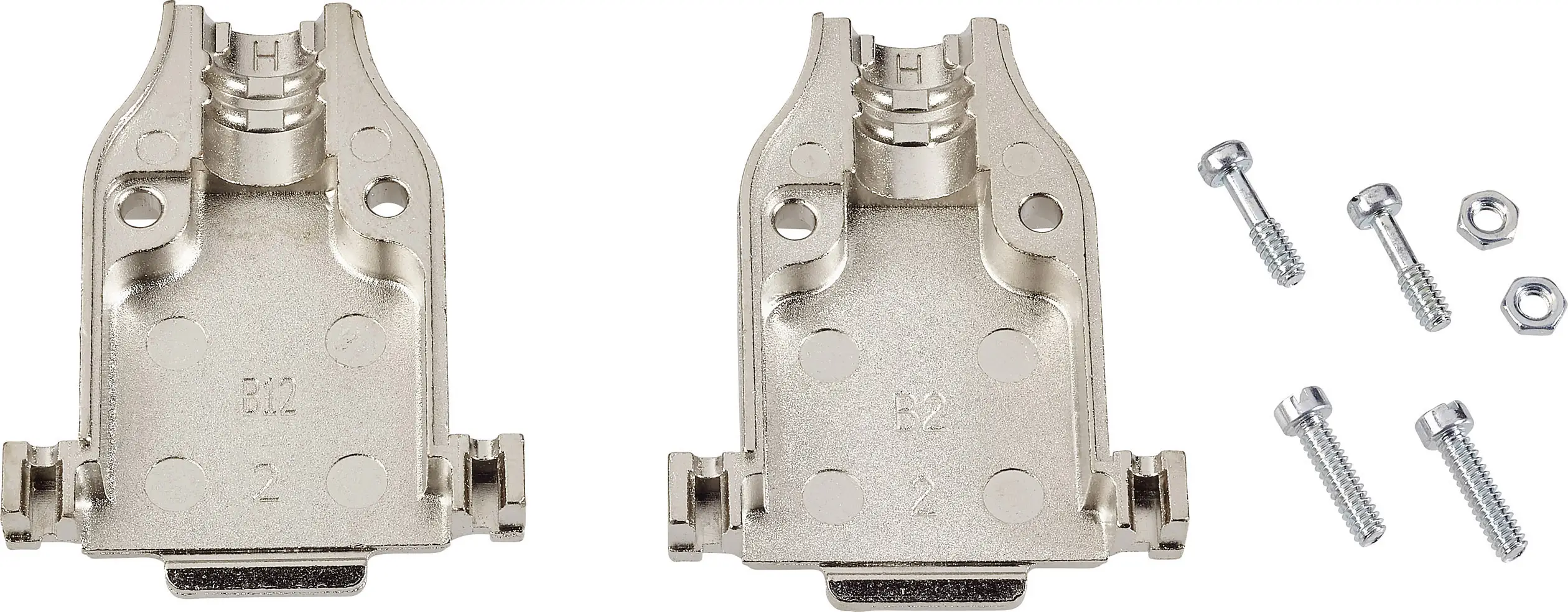TE Connectivity AMPLIMITE HD-20 (HDP-20) 1-5745172-3 Корпус роз'єму D-SUB Кількість контактів: 15 металевий 180° срібний 1 шт.