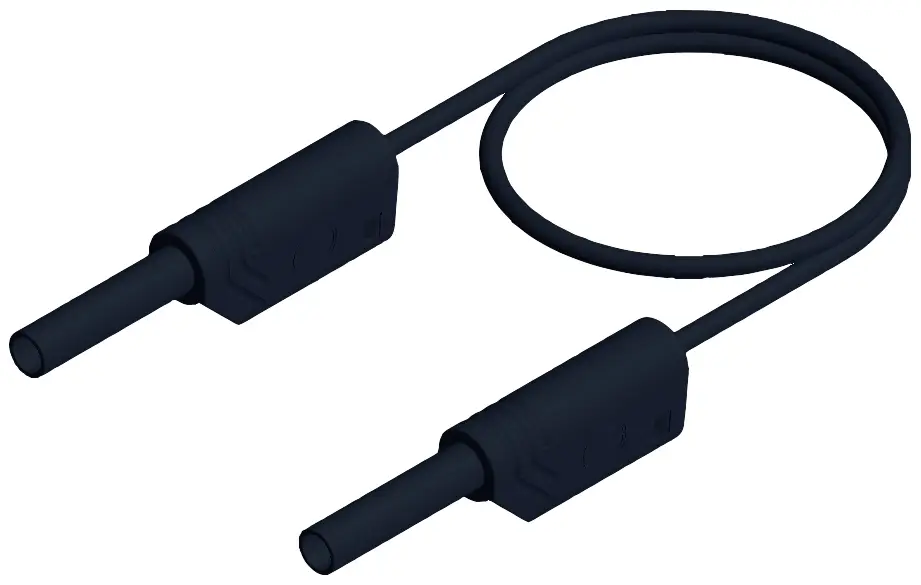 Измерительный кабель Hirschmann Test & Measurement MVL S 25/1 Au, черный.