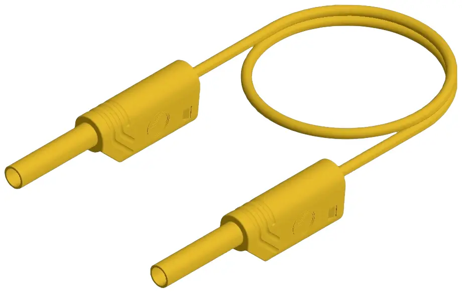 Измерительный кабель Hirschmann Test & Measurement MVL S 200/1 Au, желтый.