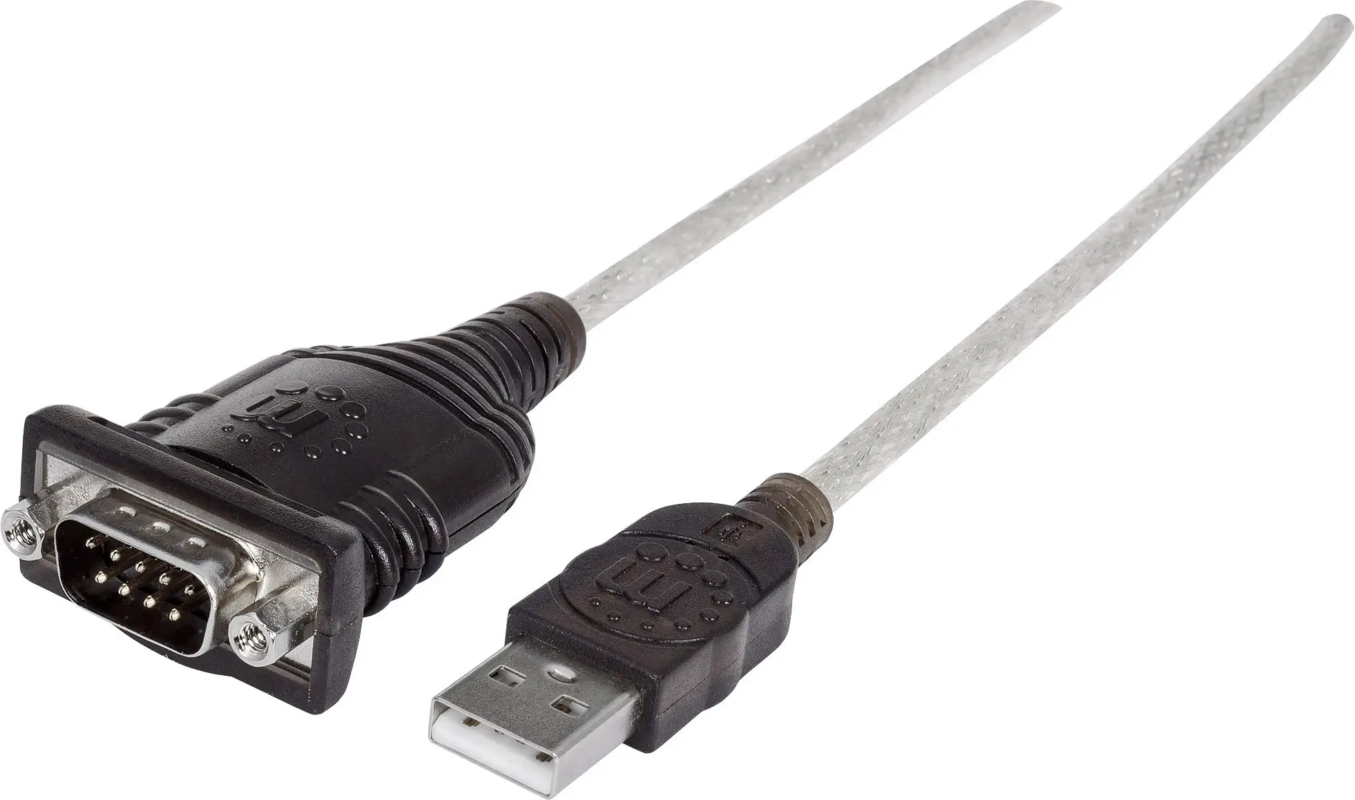 Manhattan Cable 205153 последовательный порт, USB-кабель, фольгированный экран, 0,45 м