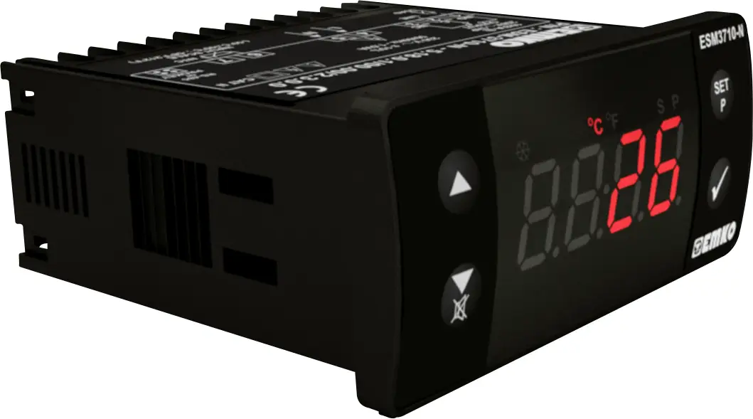 Термостат Emko ESM-3710-N PTC -50 до 130 °C Реле 16 A (Д x Ш x В) 65 x 76 x 35 мм