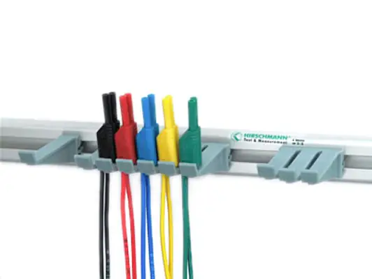 Комплект контрольно-измерительных проводов Hirschmann Test & Measurement PMS 2 S LMLH с штекерным разъемом 2 мм, длина 1,00 м, цве