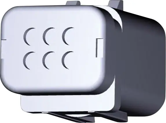 Корпус штыревого разъема TE Connectivity для кабеля AMPSEAL16. Количество контактов: 6. 776537-1. 1 шт.