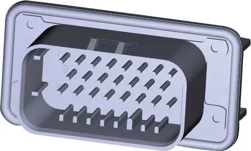 Разъем TE Connectivity, штекерный, встроенный, прецизионный AMPSEAL. Количество контактов: 23. 776087-2. 1 шт.