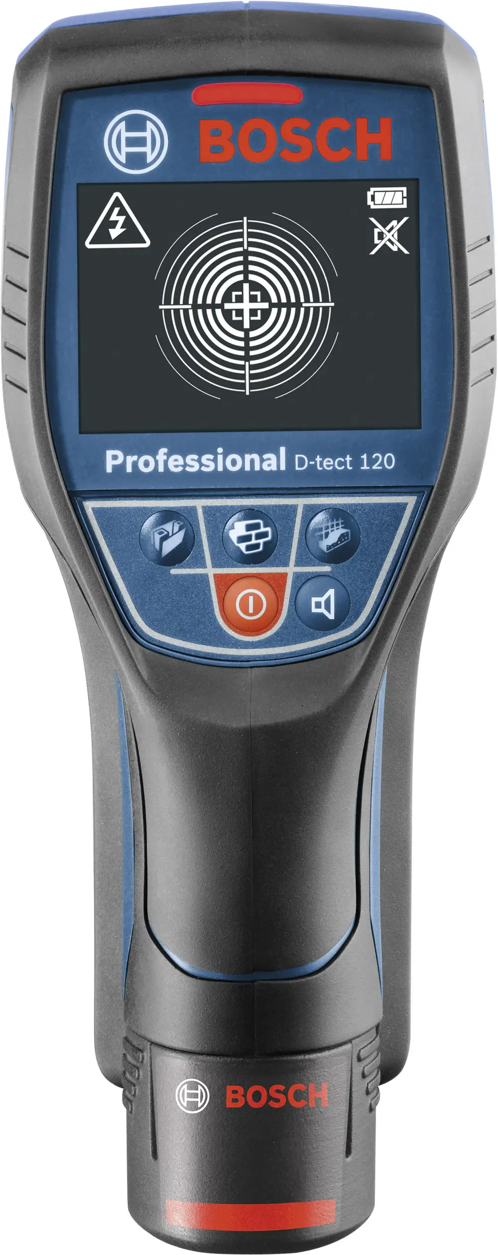 Детектор Bosch Professional D-tect 120 0601081301 Максимальная глубина обнаружения 120 мм Назначение: дерево, черные металлы, цвет