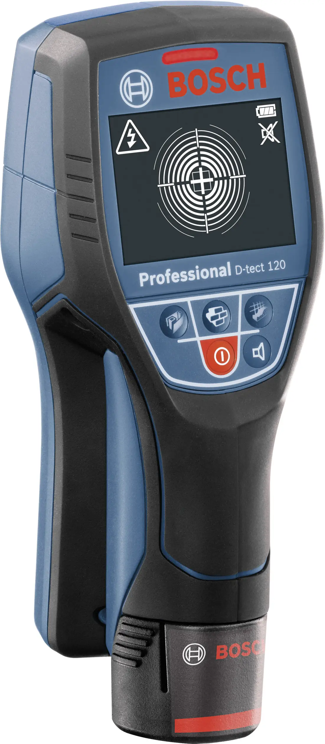 Детектор Bosch Professional D-tect 120 0601081301 Максимальная глубина обнаружения 120 мм Назначение: дерево, черные металлы, цвет