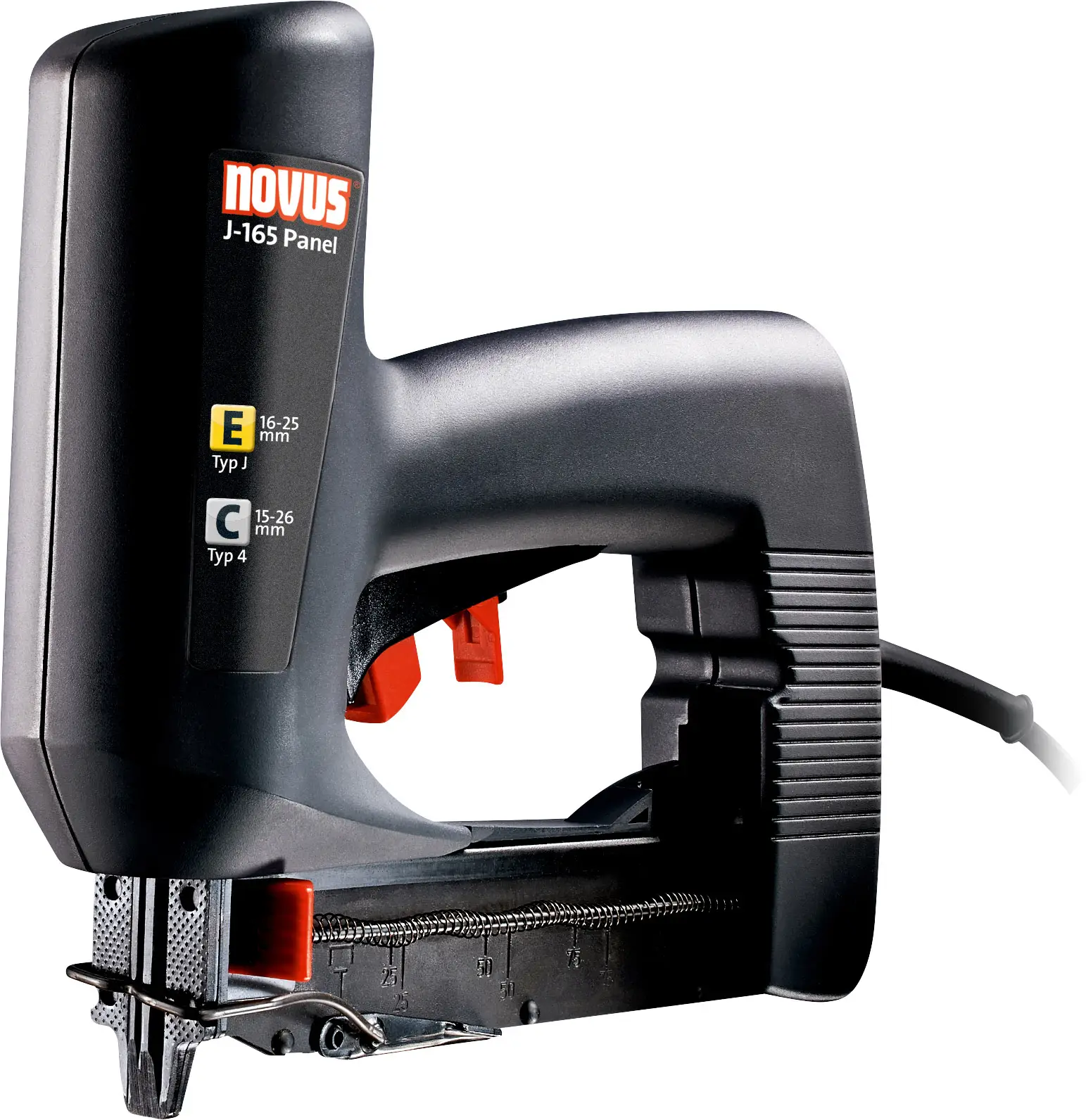 Электрический степлер Novus Tools 110033041 Тип скобы 4 Длина скобы 15–26 мм