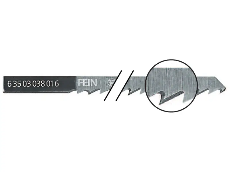 Набор из 5 пильных полотен для лобзика Fein 63503038016.