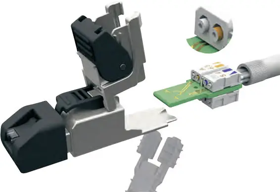 Telegärtner 100023037 100023037, RJ45, CAT 6a, 1 шт.