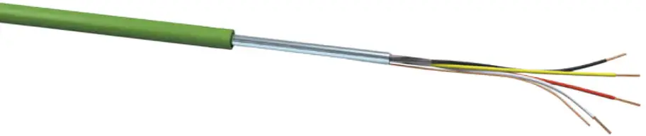 VOKA Kabelwerk 10289750 Шинний кабель J-Y(ST)Y 2 x 2 x 0,8 мм² зелений 100 м