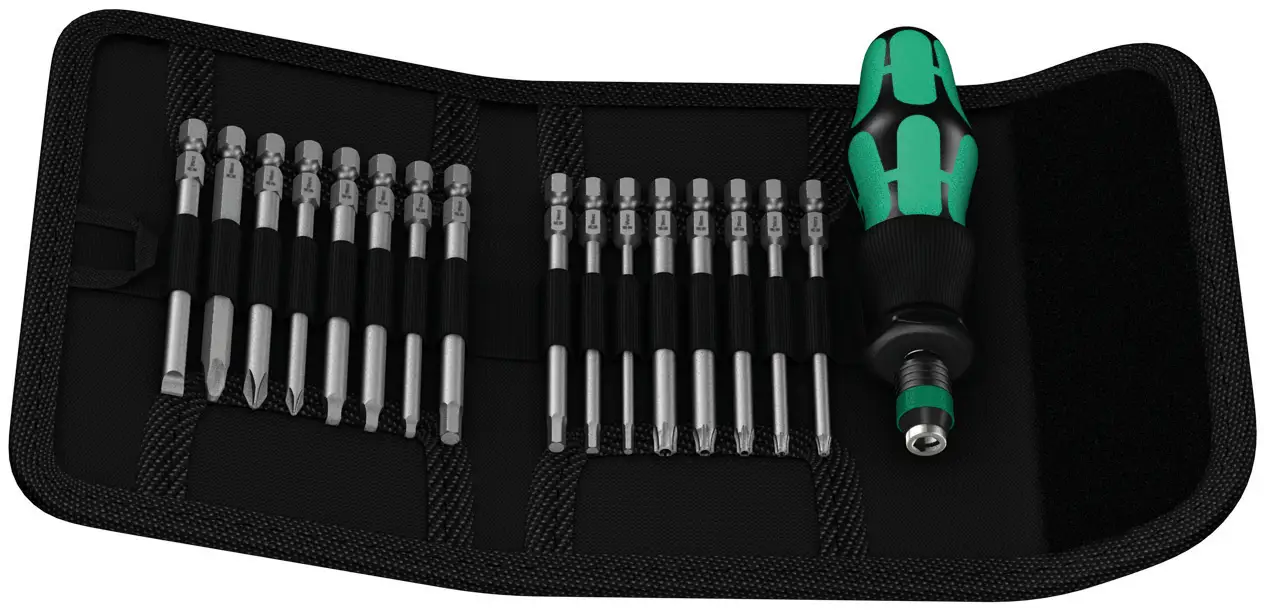Wera Kraftform Kompakt 60 бит 05051042001, инструментальная сталь, 17 шт.