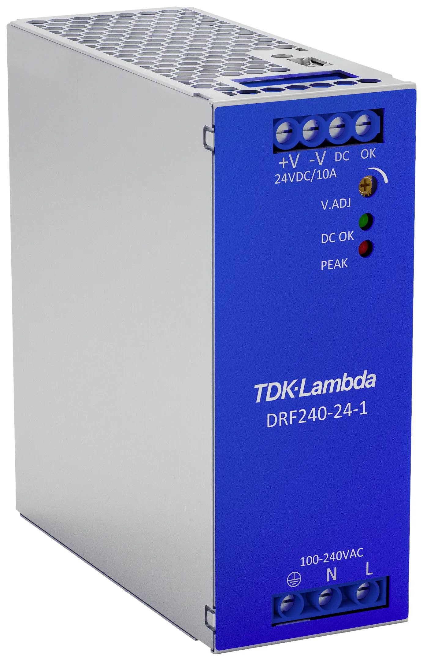Блок живлення для DIN-рейки TDK-Lambda DRF240-24-1 24 В/DC 10 A 240 Вт Кількість виходів: 1 x Опис 1 шт.