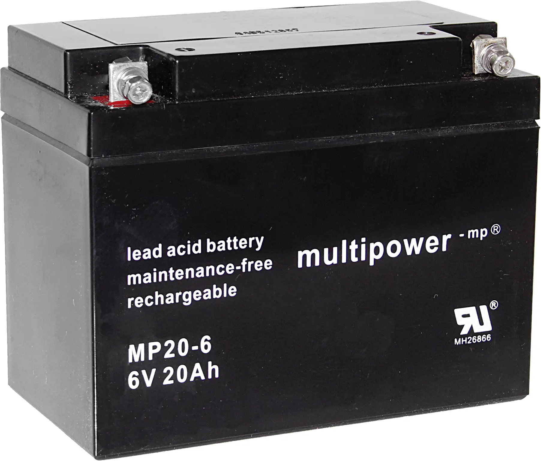 Свинцово-кислотный аккумулятор Multipower MP20-6 A9621, AGM, 6 В, 20 Ач