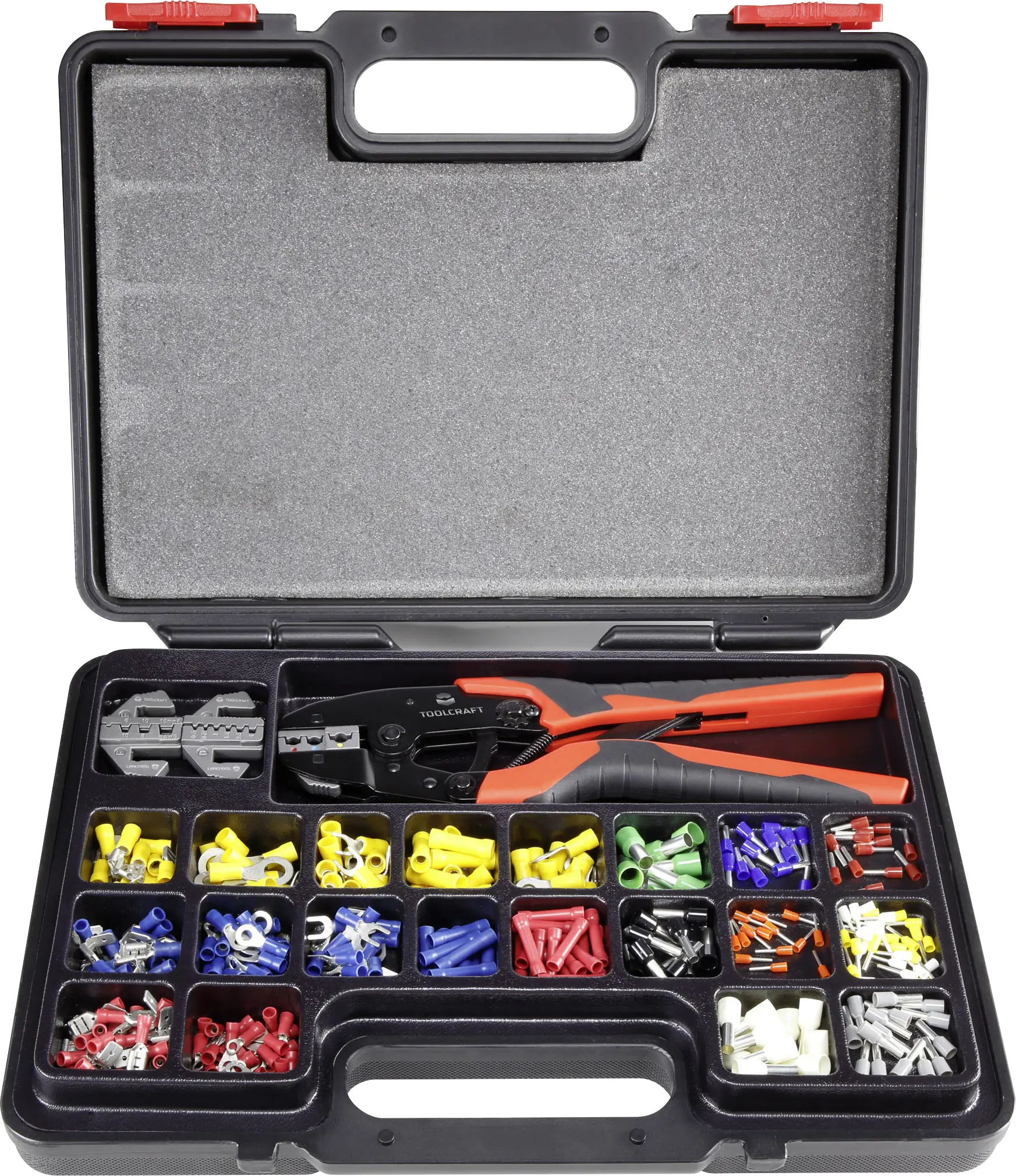Набор инструментов для обжима TOOLCRAFT PZ-507 1365635, 0,5–16 мм²