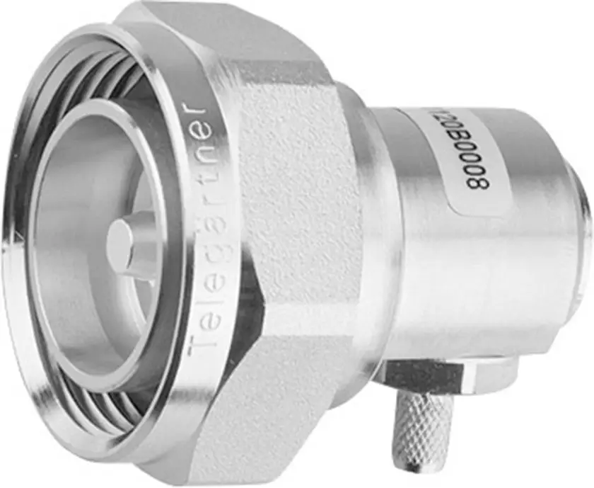 Разъем 7-16 DIN Telegärtner 100024402 100024402 шт., угловой, 50 Ом, 1 шт.