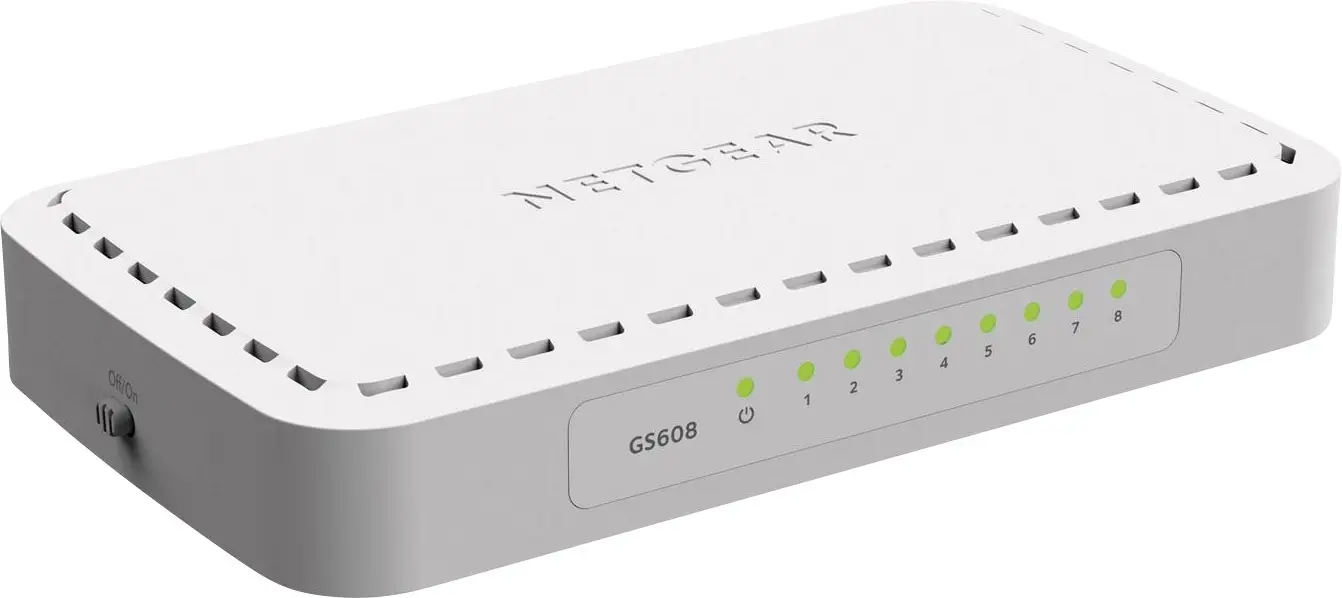 Мережевий комутатор NETGEAR GS605-400PES GS605, 5 портів, 1 Гбіт/с