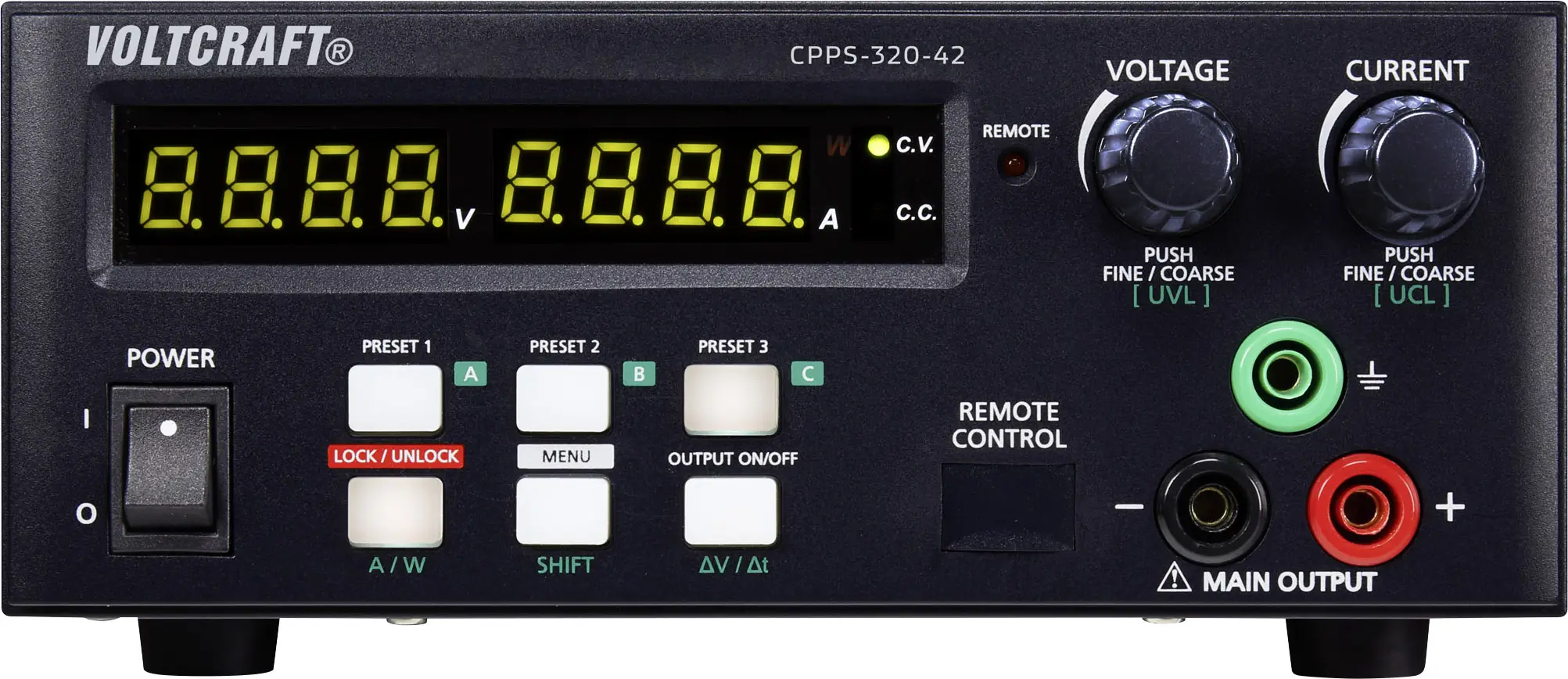 Регулируемый лабораторный источник питания VOLTCRAFT CPPS-320-42 0,02 - 42 А 0,01 - 20 А 320 Вт