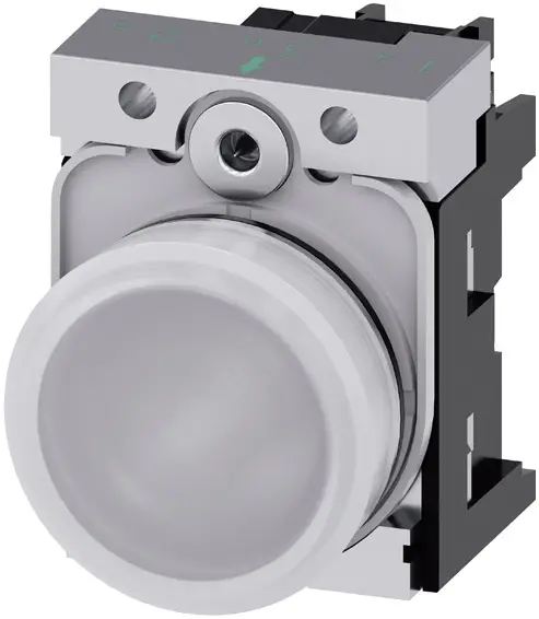 Підсвічування індикатора Siemens 3SU1152-6AA60-1AA0 24 V/AC, 24 V/DC білий 1 шт.
