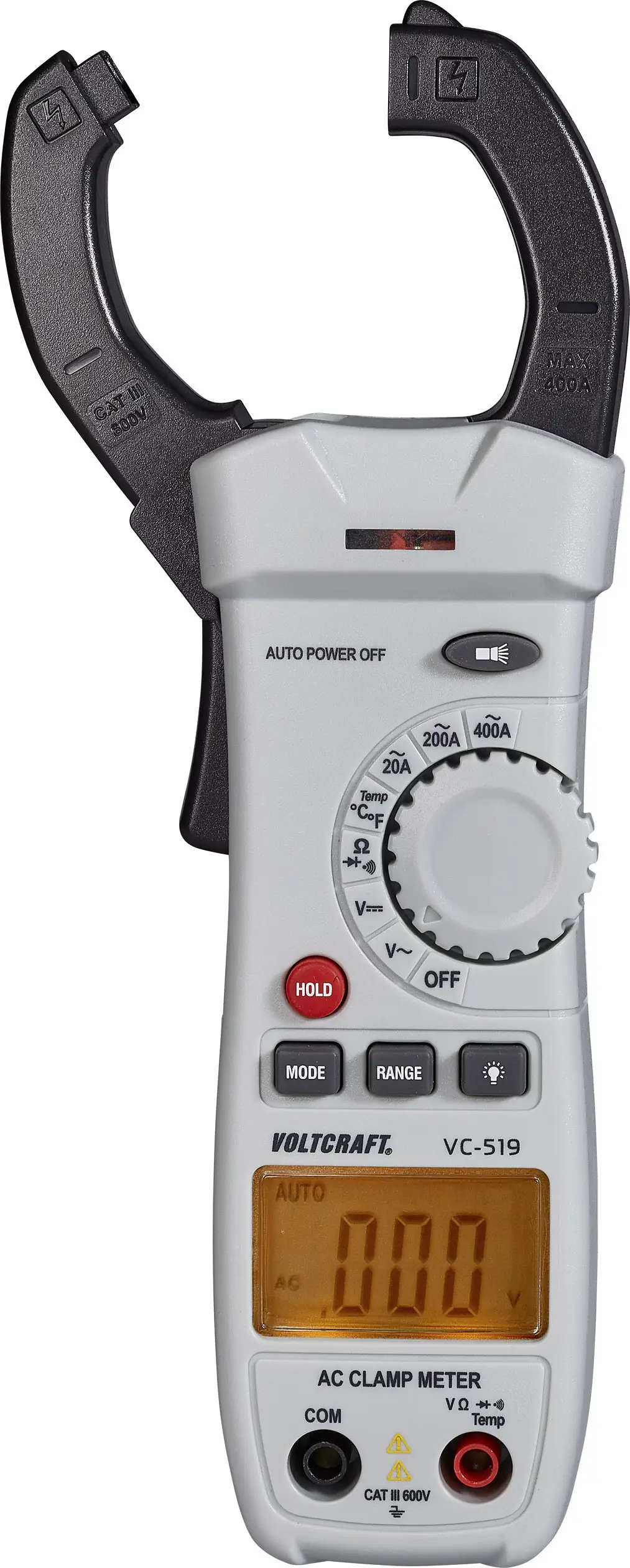 Токоизмерительные клещи VOLTCRAFT VC-519, CAT III 600 В
