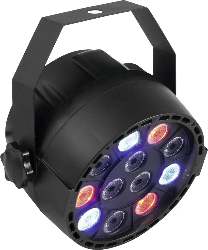 Светодиодный прожектор Eurolite LED PARTY SPOT LED PAR Количество светодиодов: 12 x 1 Вт, черный