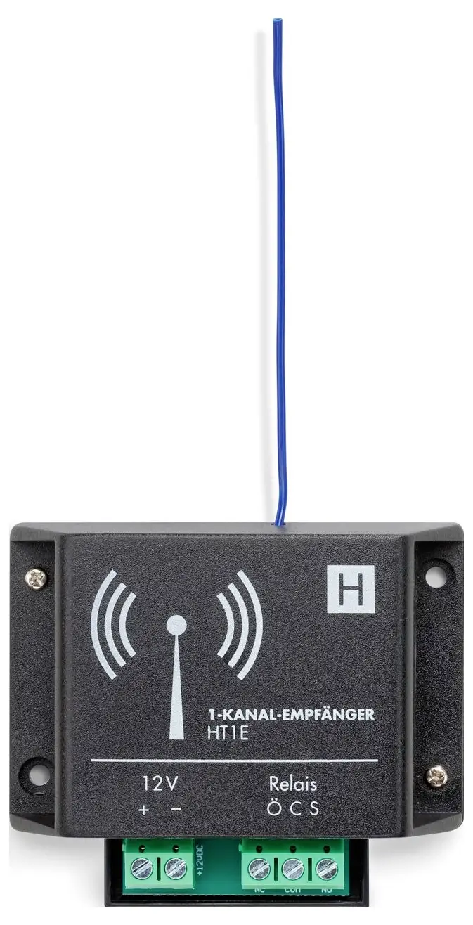 Радиоприёмник H-Tronic HT1E 1-канальный Частота 868,35 МГц 12 В постоянного тока