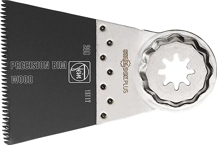 Fein 63502208210 E-Cut Прецизионный биметаллический лезвие для многофункционального инструмента, 65 мм, 1 шт.