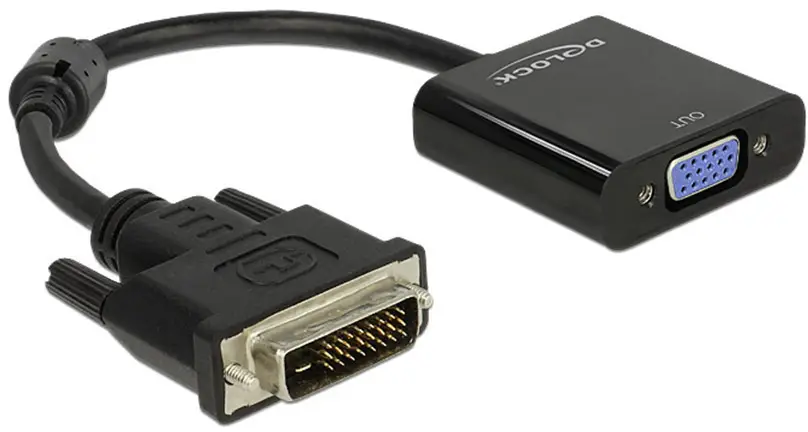 Адаптер DVI, VGA Delock 65658, 16.00 см