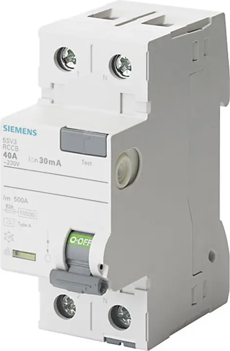 Siemens 5SV31116 ПЗВ 2-контактний 16 A 0,01 A 230 V