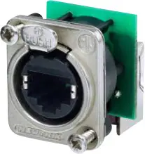 Neutrik NE8FDP-R гніздо кутовий RJ45 Neutrik NE8FDP-R NE8FDP-R гніздовий кутовий роз'єм Кількість контактів: 8P8C Кількість контак