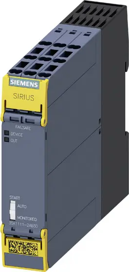 Модуль аварийного выключателя Siemens 3SK1111-2AB30 24 В постоянного тока, 24 В переменного тока Номинальный ток 5 А