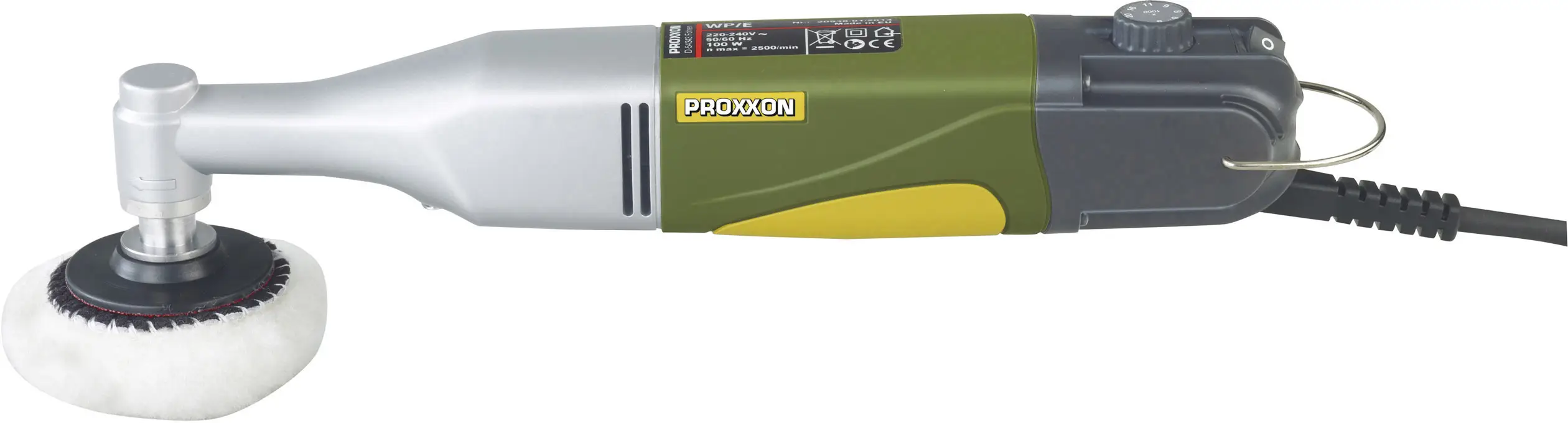 Угловая полировальная машина Proxxon Micromot WP/E с принадлежностями, 100 Вт
