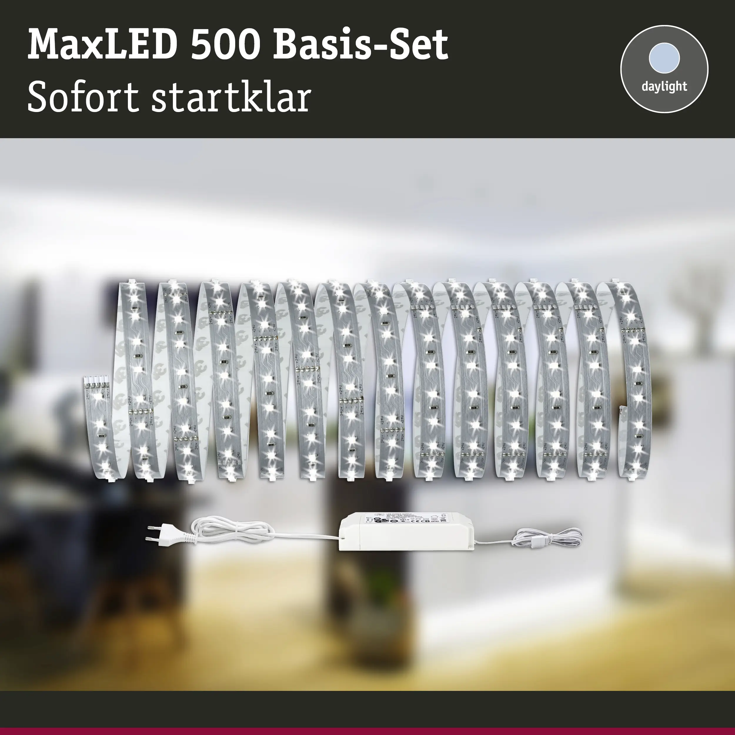 Базовий комплект світлодіодної стрічки Paulmann MaxLED 500 70605 5 м 24 В