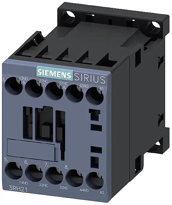 Контактор Siemens 3RH2122-1AP00 3RH21221AP00, 4 контакти, 230 В/змінного струму, 10 А, 1 шт.