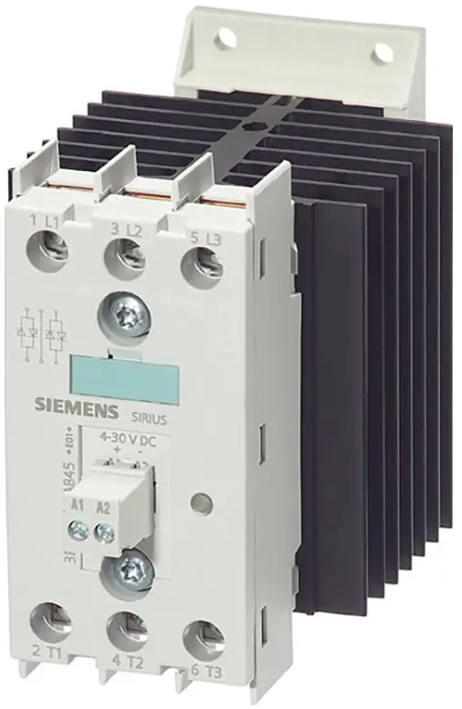 Твердотельное реле Siemens 3RF2420-1AB45 3RF24201AB45, 3 контакта, 22 А, 1 шт.