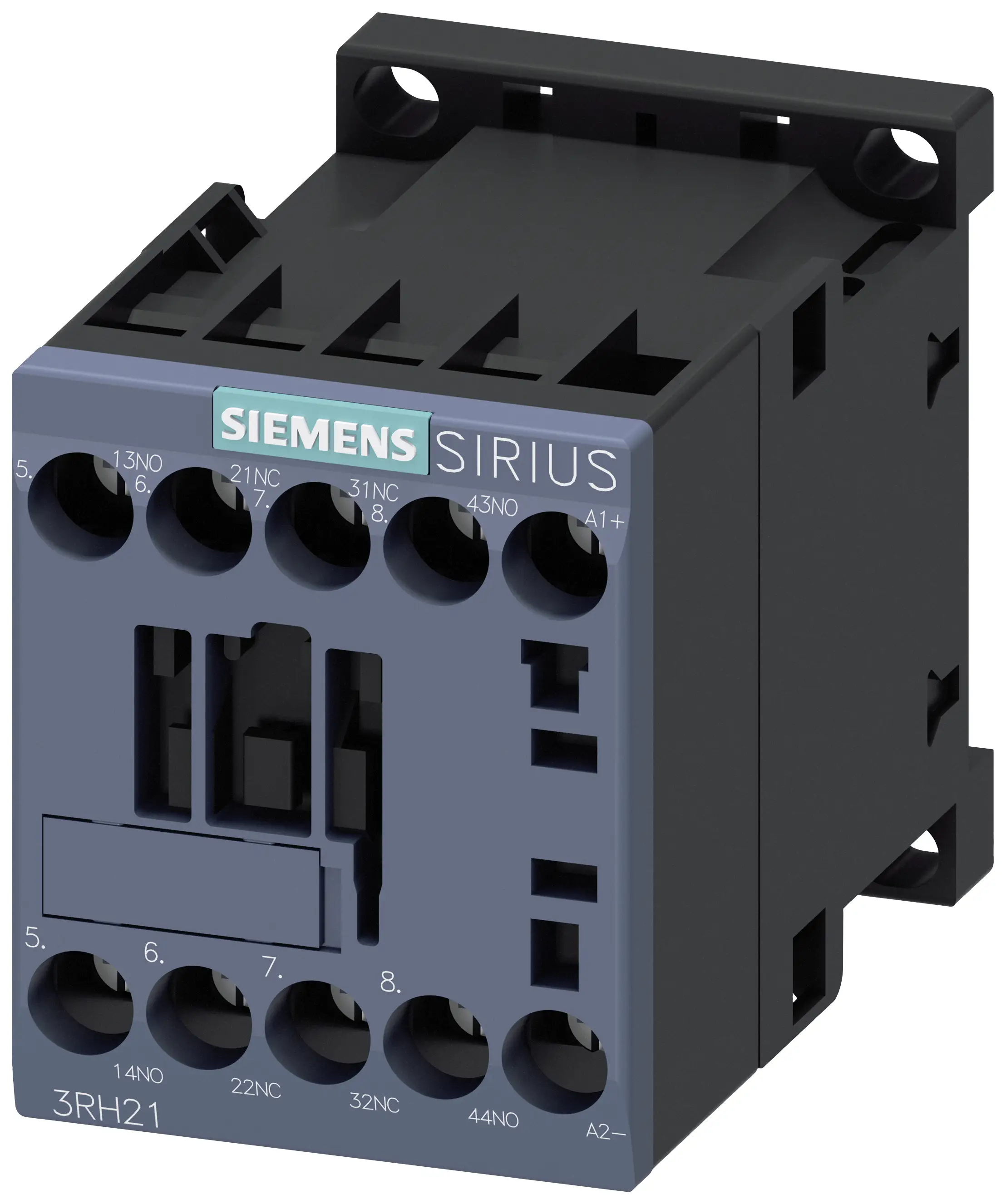 Контактор Siemens 3RH2122-1BB40, допоміжний контакт 24 В/DC 10 A. Підходить для реле марки: Siemens, 1 шт.