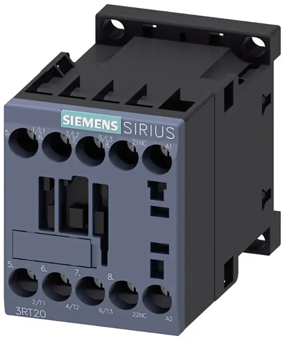 Контактор Siemens 3RT2016-1AP02 3 НН 4 кВт 230 В/переменного тока 9 А вспомогательный контакт. Подходит для реле марки Siemens. 1