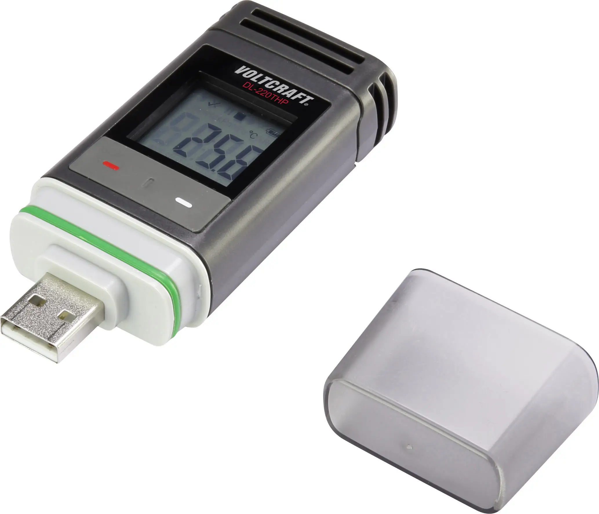 Регистратор температуры VOLTCRAFT DL-220THP, от -30 до +60 °C, USB