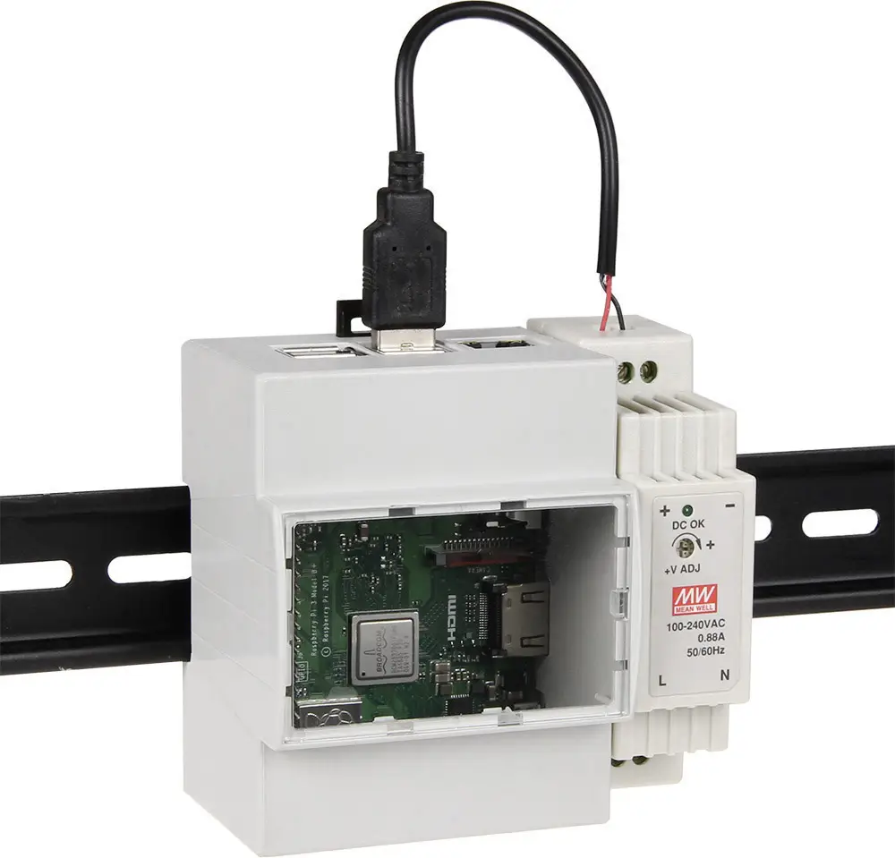 SBC Joy-it rb-case+07 Сірий корпус Raspberry Pi® PPE